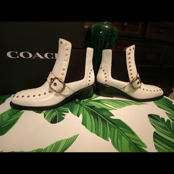 NWB Coach booties Sz 5.5 - Picture 6 of 15